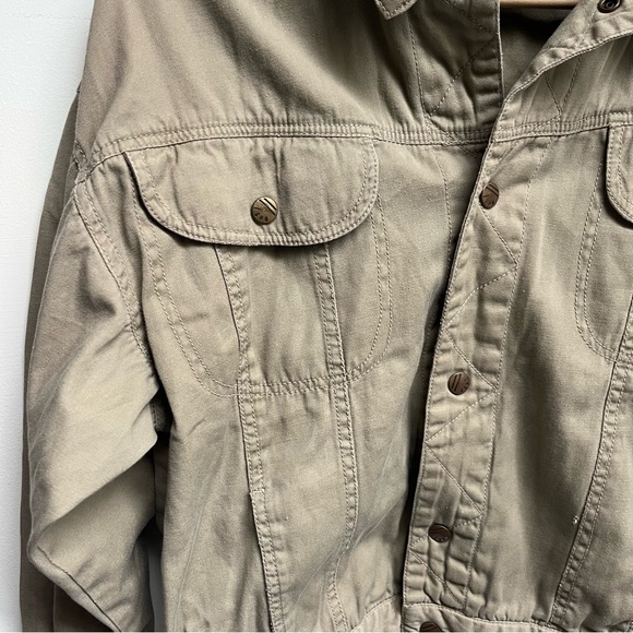 Vintage Green Lightweight‎ Utility Jacket - Picture 4 of 6